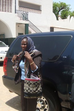 us ambassador arrival to hrh palace